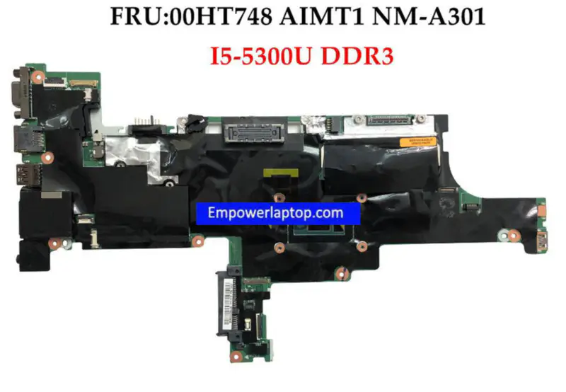 FRU:00HT748 Lenovo T450s Dizüstü Bilgisayar Anakartı AIMT1 NM-A301 I5-5300U DDR3 için