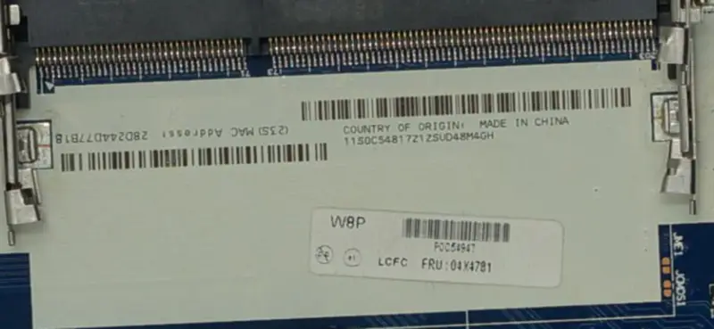 Lenovo 04X4781 Thinkpad E540 NM-A161 AILE2 Anakart