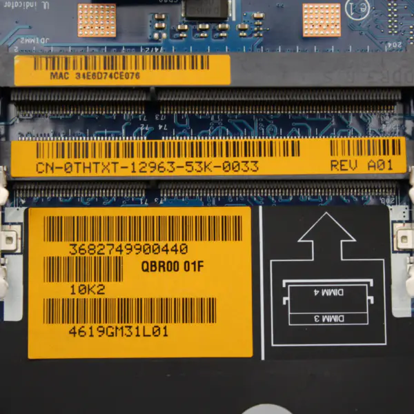 Dell Alien-ware M17x R4 LA-8341P CN-0THTXT Anakart
