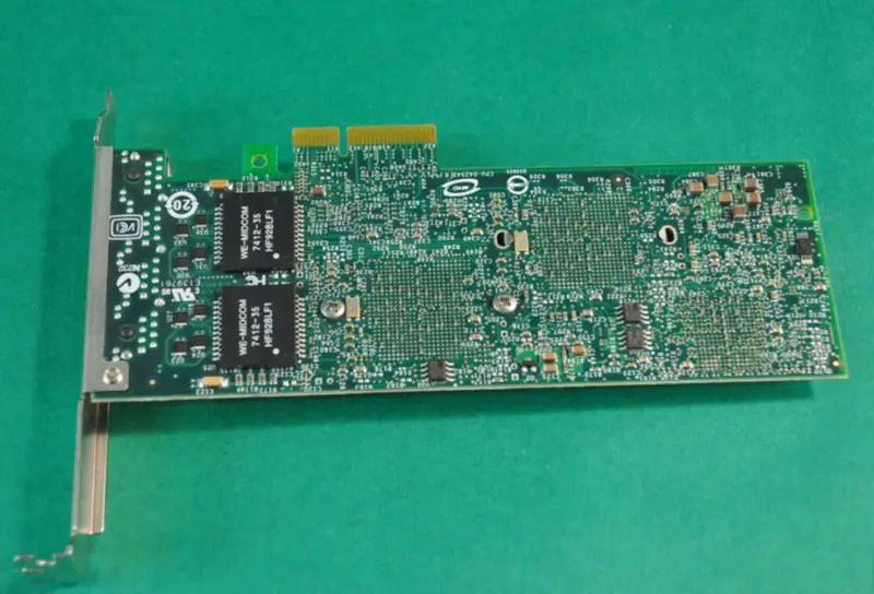 Intel Gigabit VT Dört Bağlantı Noktalı Gigabit Ethernet Ağ Adaptörü 0YT674 9404PT 82575G