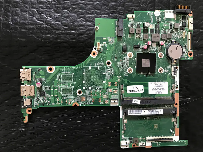 HP 809337-001 809337-501 809337-601 DA0X22MB6D0 Anakart