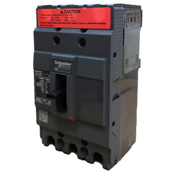 3 kutuplu kalıplı devre kesici Easypact EZC100B 3P30A