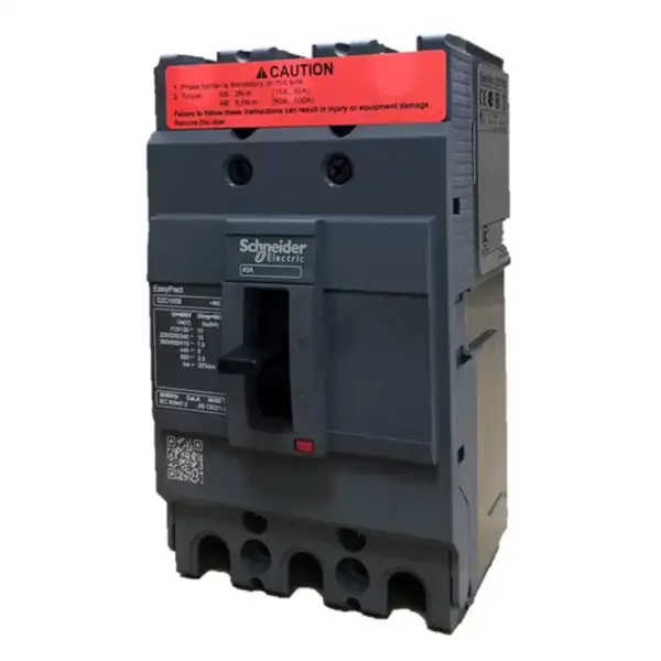 Schneider 3 pole moulded case circuit breaker Easypact EZC100B 3P40A