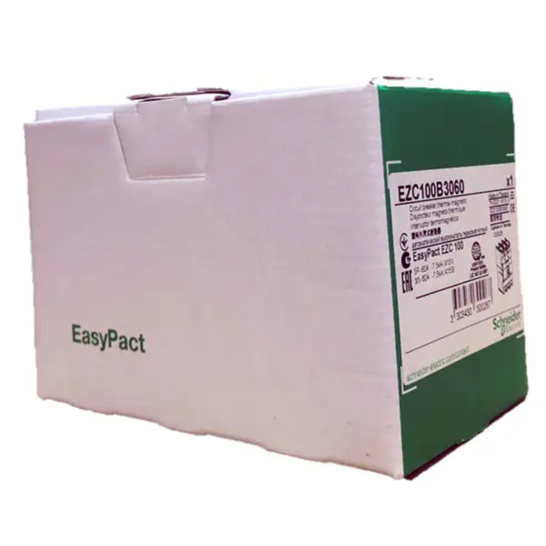 3 kutuplu kalıplı devre kesici Easypact EZC100B 3P60A