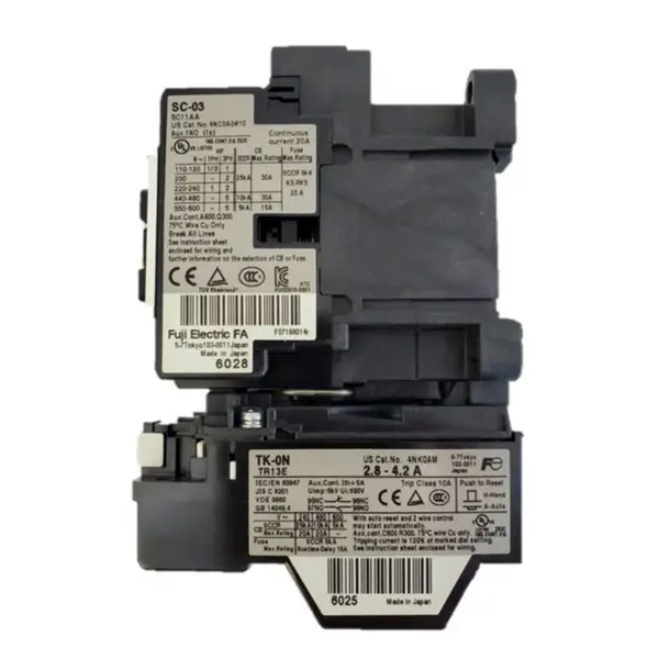 Yüksek kaliteli FUJI Elektrikli Manyetik Marş SW-03 220V 4~6 A