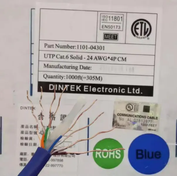 DINTEK 1101-04301 Haberleşme Kablosu
