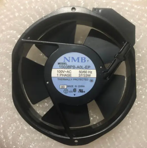 NMB 15038PB-A0L-EP 15038PB-A0L-EP-00 100V AC 1FAZ 37/33W metal fan