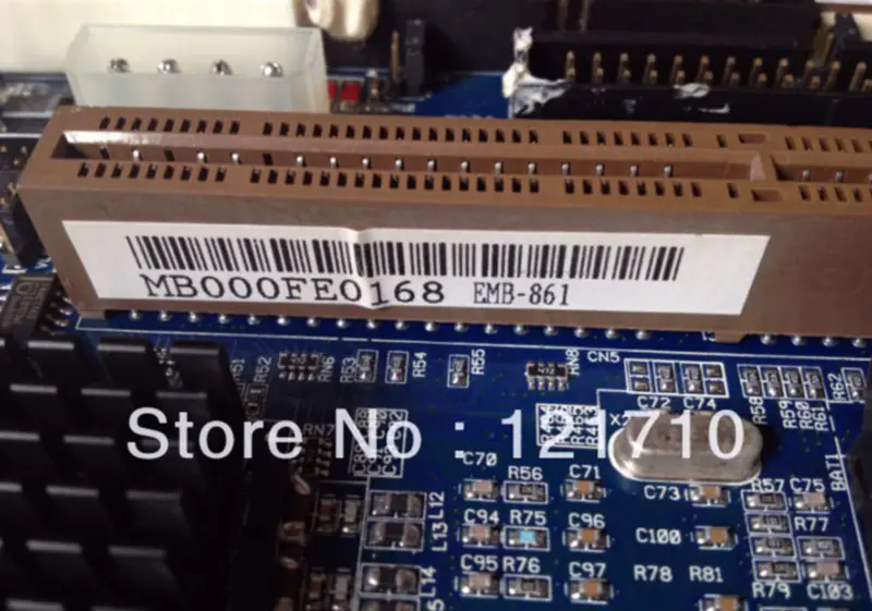 VIA C3 667A MHZ CPU endüstriyel anakart ile küçük kart EMB-861 EMB-861B