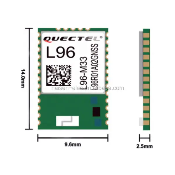 Quectel AGPS eşzamanlı çoklu GNSS alıcı modülü L96 L96-M33 izleme toplama kanalları GPS GLONASS Beidou modülü L96