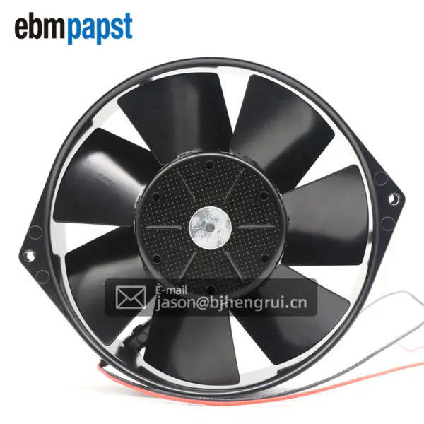 ebmpapst cooling fan 7114N size 150 x 38mm 24 V DC air flow 308m3/h 2850rpm axial flow fan