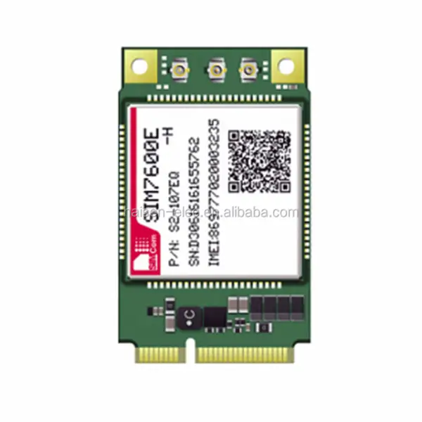 LTE CAT4 GNSS 4g modülü Mini PCIE adaptör kartı ile Mini Pcie SIM7600X-H Firmware veri sayfası donanım tasarımı
