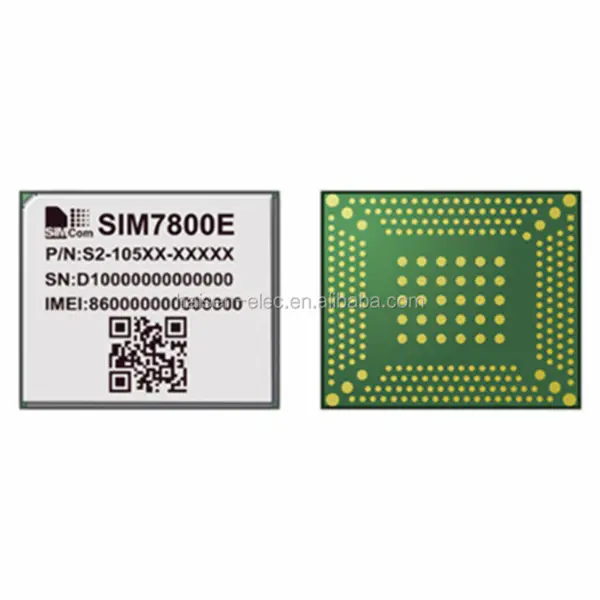 SIMCOM otomotiv sınıfı modül SIM7800 Çok Bantlı GSM GPRS EDG 3G LTE HSPA 4G GNSS Modülü SIM7800CE SIM7800E