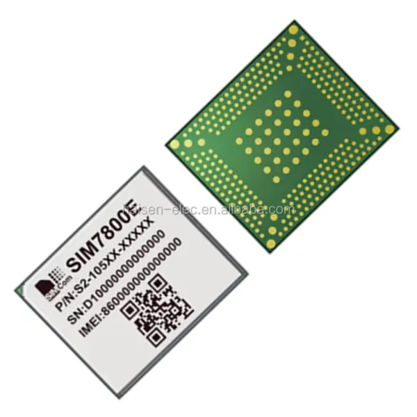 SIMCOM otomotiv sınıfı modül SIM7800 Çok Bantlı GSM GPRS EDG 3G LTE HSPA 4G GNSS Modülü SIM7800CE SIM7800E