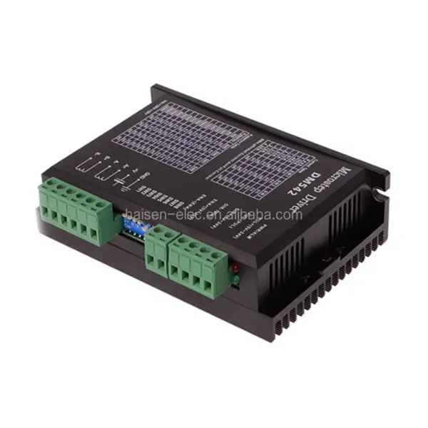 DSP dijital Step Motor Sürücüsü Microstep18-48 VDC 4.2A cnc sürücü adım motoru Dm542