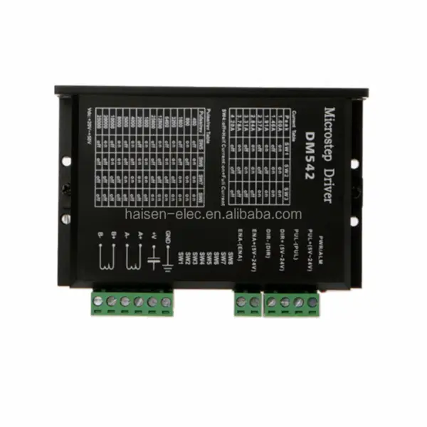 DSP dijital Step Motor Sürücüsü Microstep18-48 VDC 4.2A cnc sürücü adım motoru Dm542