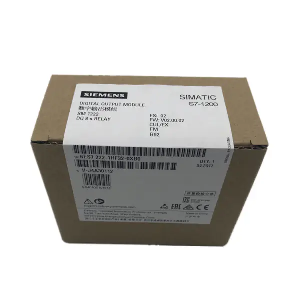 Siemens PLC Modülü 6ES7222-1HF32-0XB0 SIMATIC S7-1200 Dijital çıkış SM 1222, 8 DO röle 2 A