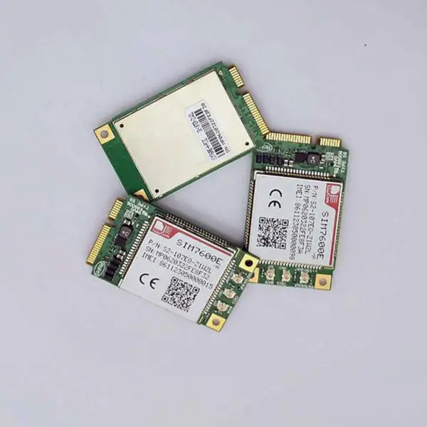 Simcom, LTE-TDD/LTE-FDD/HSPA+/GSM/GPRS/EDGE LTE CAT4 GNSS 4G Modülü SIM7600E-H-PCIE'yi destekler