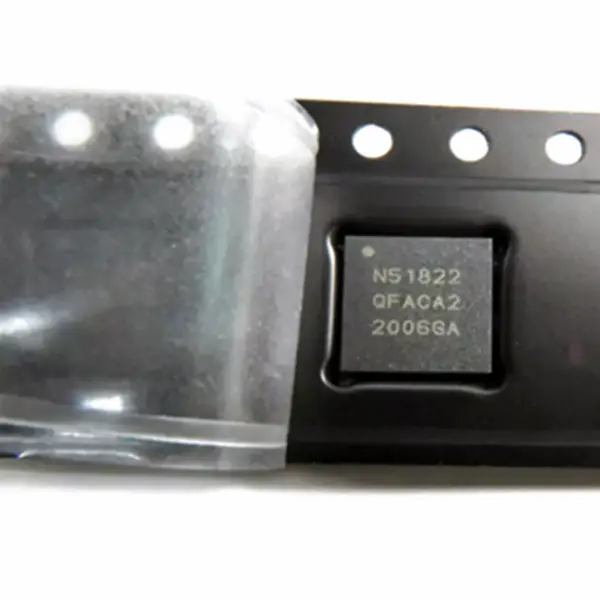 Kablosuz BLE Çok Protokollü RF SoC QFN48 NRF51822 BLE4.0 kablosuz alıcı-verici çip N51822 nRF51822-QFAC