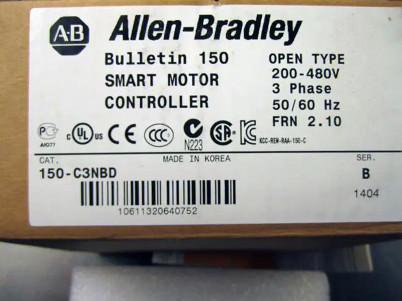 Allen bradley Yumuşak yolverici yazılımı 150-F85NBD 150F85NBD