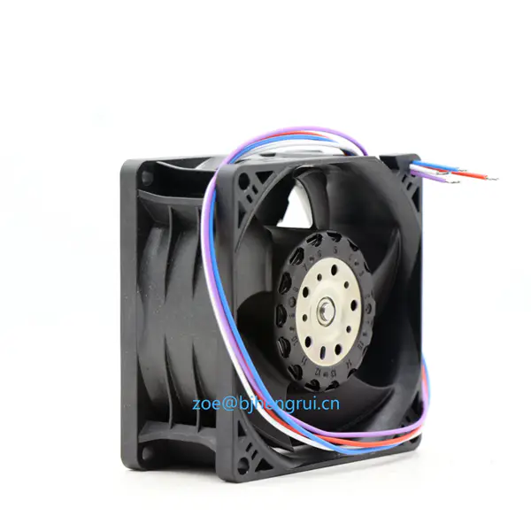 EBM-Papst 8214J/2H3PU DC Fan Bilyalı Rulman 24V 25W 12000RPM 112CFM 66dBA Flanş Montajlı soğutma fanı