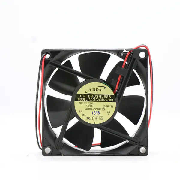 ADDA Fan AD08024XB257104 Aksiyel Fan 24V 0.23A 80*80*25MM 2 telli CPU Soğutma Fanı