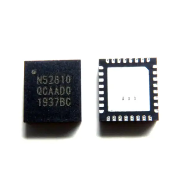 düşük güçlü RF BLE5.0 çip NRF52810-QCAA-T NRF52810-QCAA-R NRF52810-QCAA-R7 IC RF TXRX + MCU BT 32WFQFN