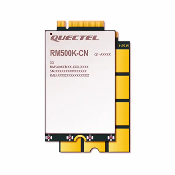 Quectel Sub-6 GHz 5G IoT/eMBB modülü RM500K RM500K-CN NSA ve SA modu 5G/4G/3G M.2 modüllerini destekler