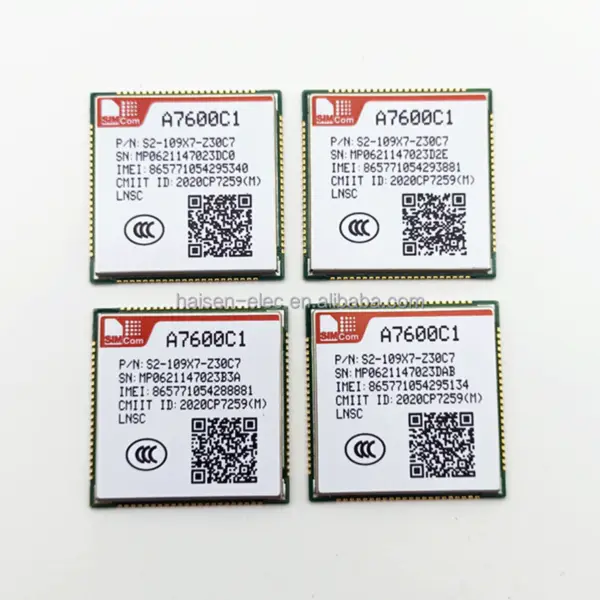 SIMCOM 4G LTE Cat1 LGA + LCC Modülü A7600E-LNSE A7600C1-LNSE A7600E-HNVW