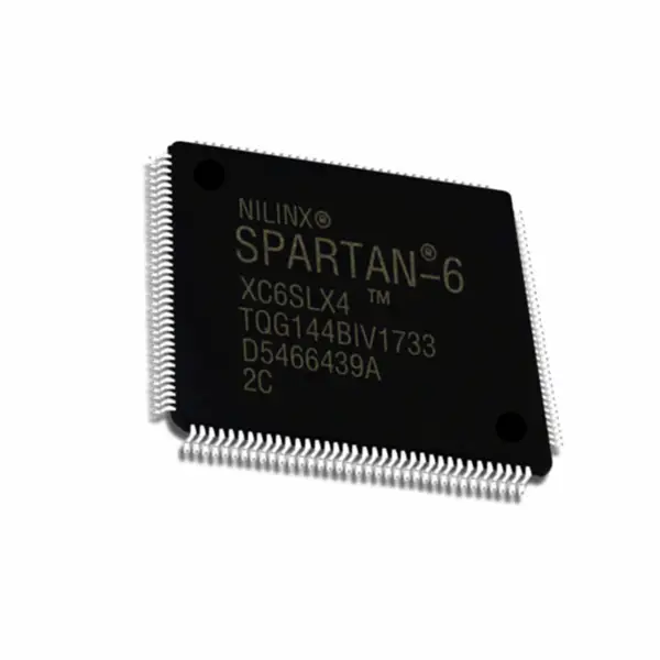 Programlanabilir mantık IC Yongaları XC6SLX4-2TQG144C XC6SLX4-2TQG144I IC FPGA 102 I/O 144TQFP