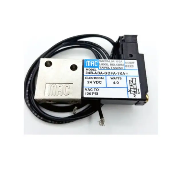 MAC Solenoid valf 34B-L00-GEMC-1KA