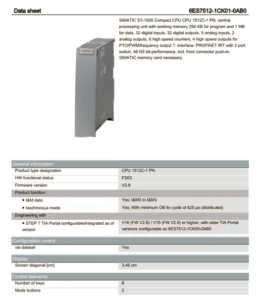 PLC 6ES7142-6BF50-0AB0 6ES71426BF500AB0