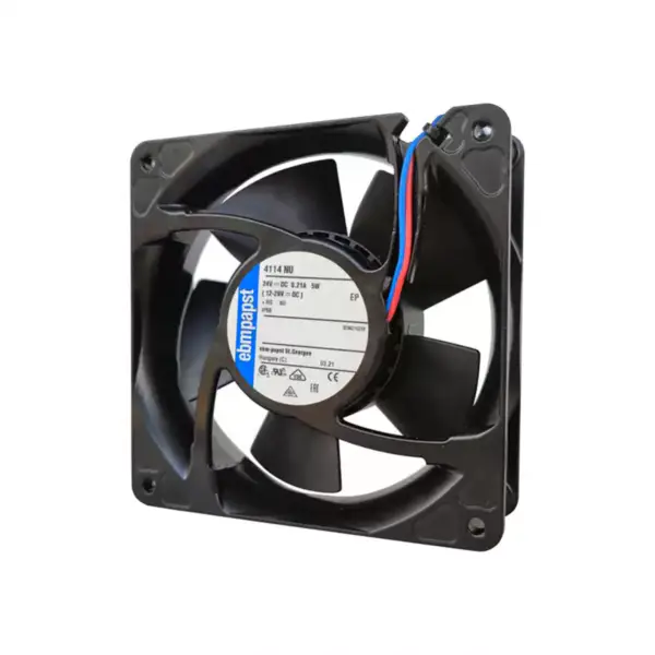 Orijinal Ebmpapst 4114NU 119x119x38mm 24VDC 106.0CFM 5.6W 3200RPM Bilyalı Rulman IP68 Eksenel Soğutma Fanı