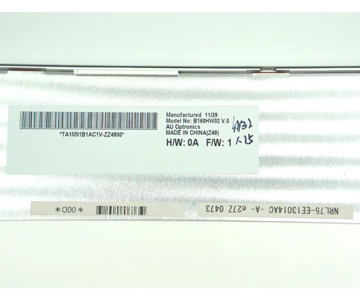 Sony B160HW02 V.0 LCD Panel LCD Ekran