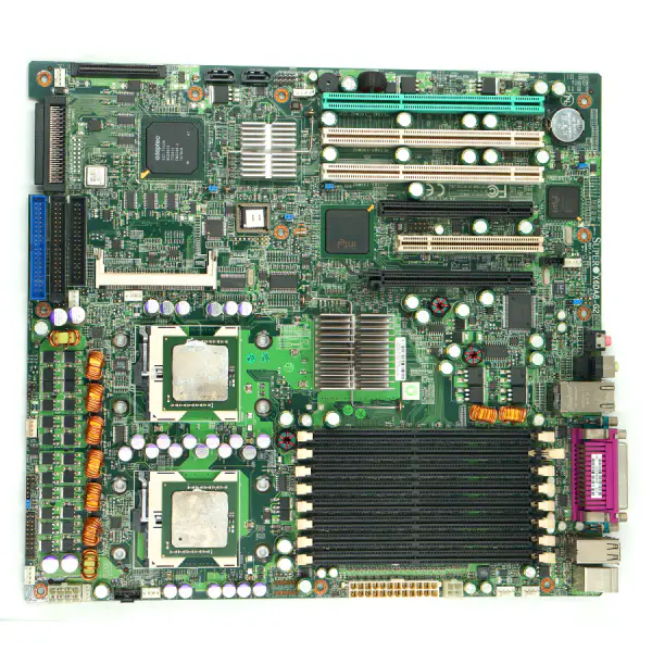SUPER iş istasyonu kartı SUPER X6DA8-G2 REV 3.00, çift xeon 604 soketli ve scsi 68 pin raid arayüzlü endüstriyel anakart