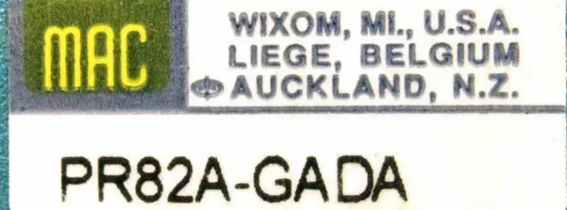 MAC VALFLERİ PR82A-GADA