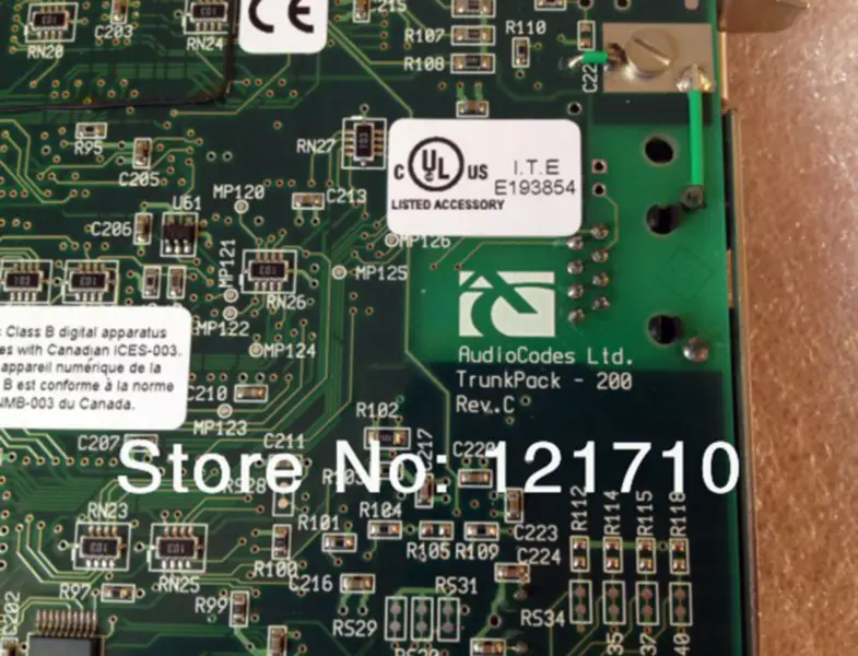 Audiocodes AudioCodes TrunkPack-200 REV.C TXB-22 REV.A endüstriyel anakart