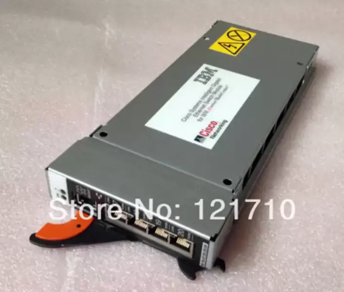 IBM HS20 endüstriyel anakart için IBM Gigabit Ethernet Anahtar Modülü 13N2285 13N2286 OS-CIGESM-18TT-EBU