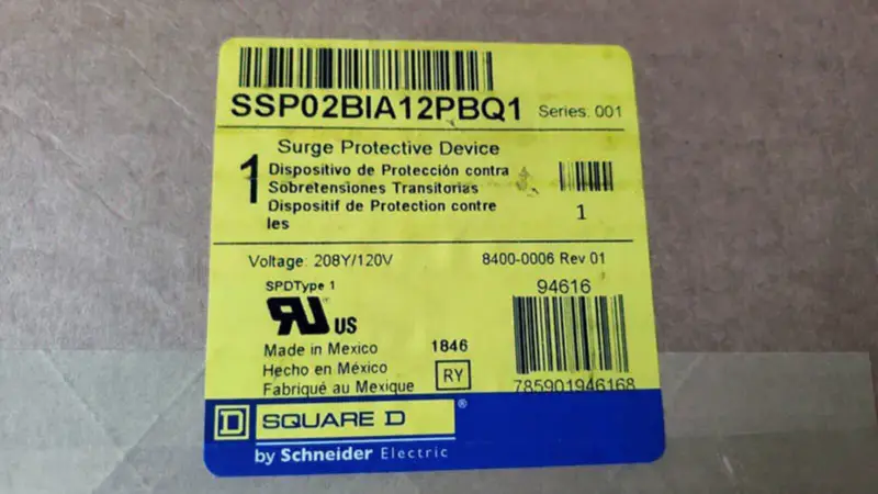 Schneider SSP02BIA12PBQ1 AŞIRI YÜK KORUMA CİHAZI