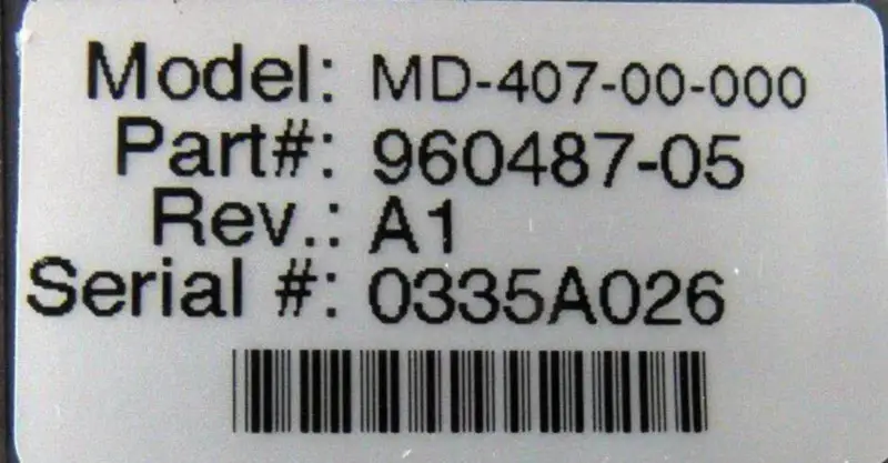 KONTROL TEKNİKLERİ MD-407-00-000