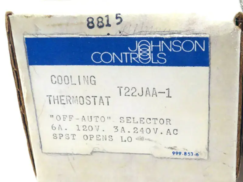 JOHNSON KONTROLLERİ T22JAA-1