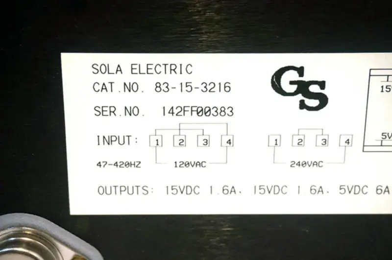 SOLA ELEKTRİK 83-15-3216