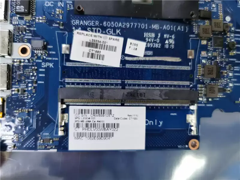 HP Probook 450 G2 784118-001 784118-501 ZPL40/ZPL50/ZPL70 LA-B181P Anakart