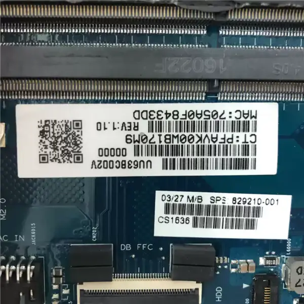HP 856764-001 856764-501 856764-601 A6-7310U Anakart