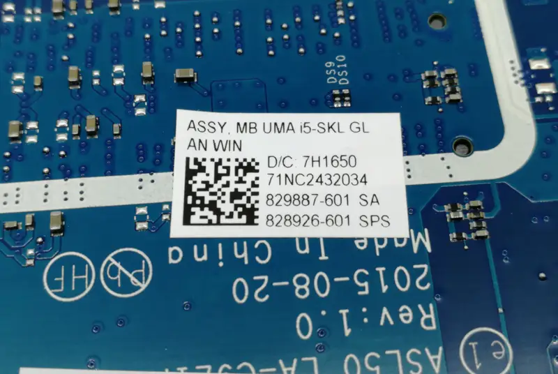 HP 858583-001 858583-501 858583-601 LA-D703P Anakart