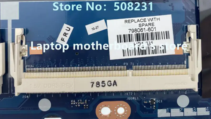 HP anakart 450 G2 ZPL40 ZPL50 ZPL70 LA-B181P 798061-001