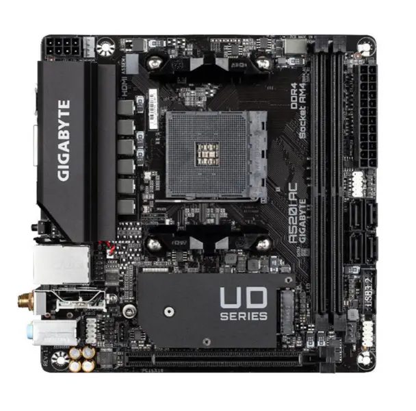GIGABYTE A520I AC Anakart mITX AMD AM4 Soket DDR4 64GB