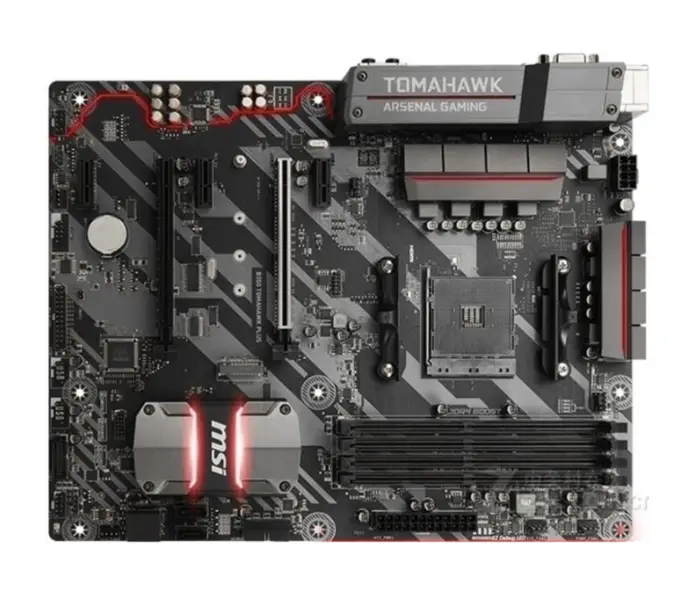 MSI B350 TOMAHAWK PLUS Anakart Soket AM4 AMD B350 DDR4