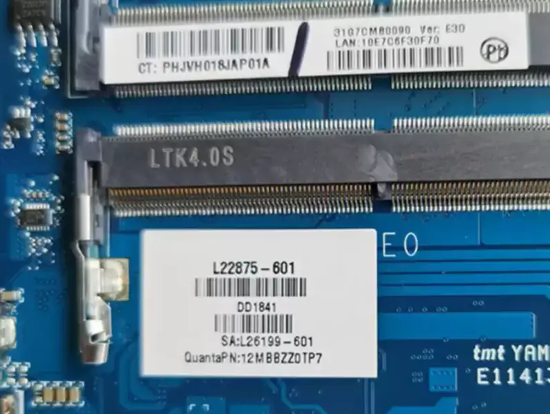HP Pavilion 15-CU L22875-601 L22875-001 DAG7CMB16E0 anakart