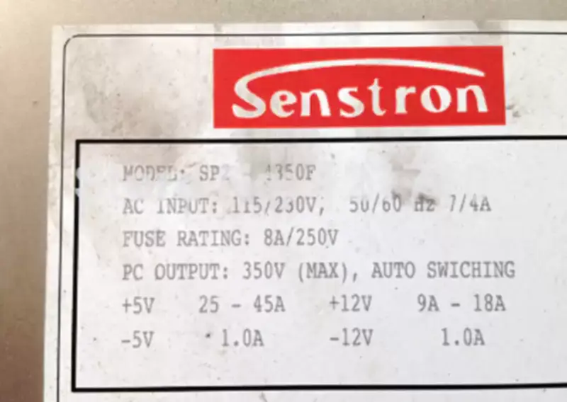 ZIPPY power supply Senstron SP2-4350F 350W AT interface industrial motherboard