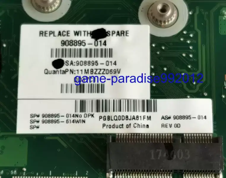 HP 908895-014 anakart